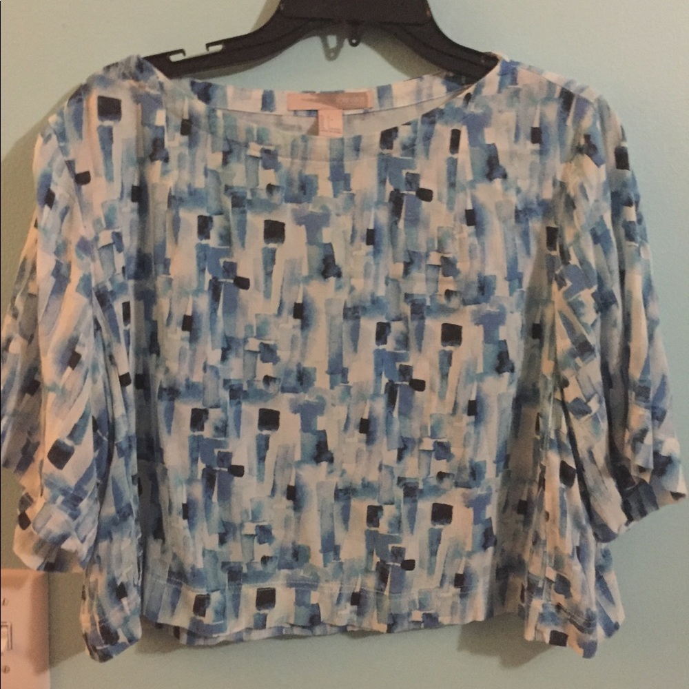 Forever 21 Geometric Crop Top